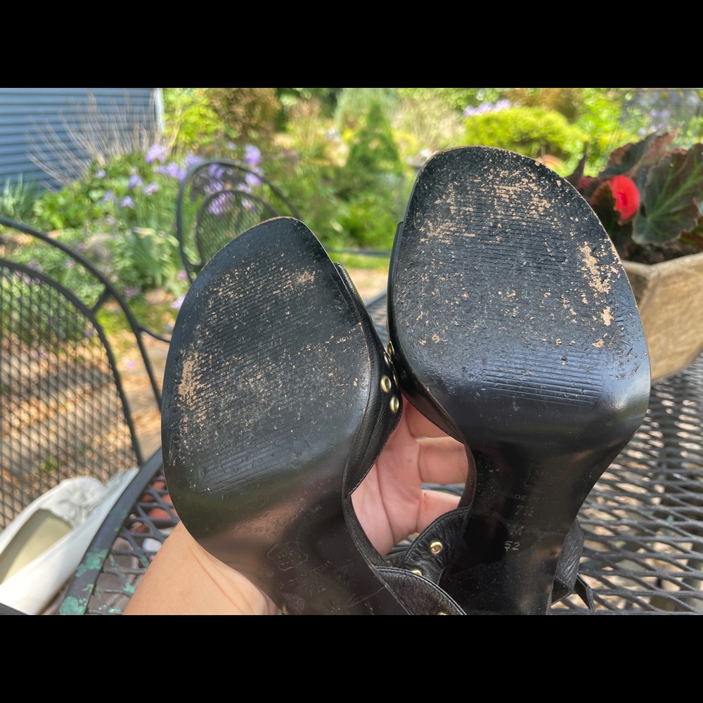 EUC - Via Spiga Sexy Strappy Heels with Eyelet Grommet Details - Picture 14 of 14